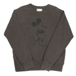 Disney x Uniqlo Mickey stands Crewneck monochrome size small